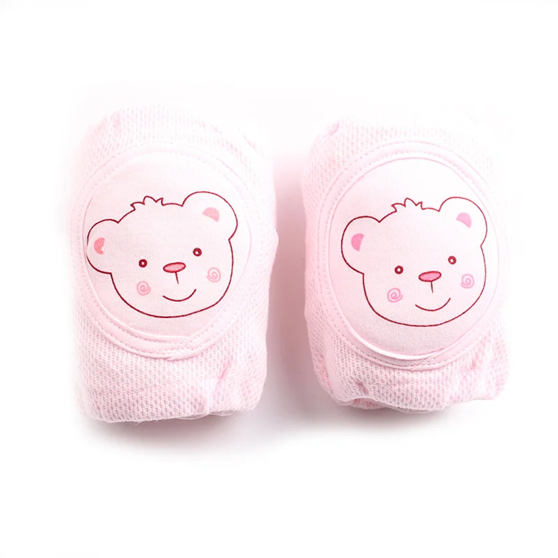Bear Mesh Kids Leg Warmers Knee Protection Boys Girls Leg Warmers Combed Cotton Baby Crawling Anti Skid Knee Protective Cover (11)