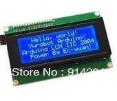 1 шт. экран IIC/I2C с диагональю 2004 дюйма обеспечивает файлы библиотеки для Arduino |