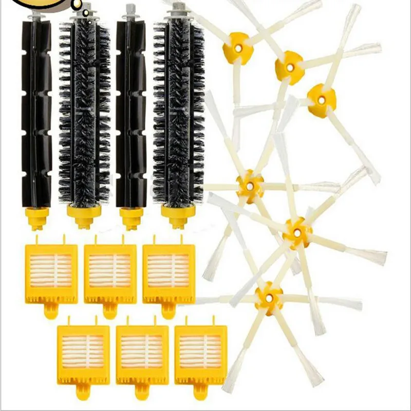 

Robot 760/770/780/790 Vacuum Cleaner Accessories 2 Set Brush 3 Triangle Side Brush 3 Hexagon Side Brush 6 Hepa Filter
