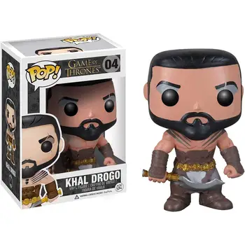 Official Funko pop Game of Thrones - Khal Drogo Vinyl Action Figure Collectible Model Toy with Original Box
