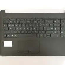 Новая клавиатура PALMREST Сенсорная панель сборка для hp 15-BS 15-BW 925008-001 аккумулятор большой емкости AP204000E00