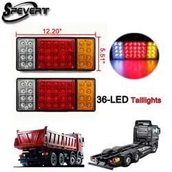 Spevert 2 шт./лот LED фургона Прицепы RV ATV Стоп задний Хвост Включите световой индикатор Обратный лампа