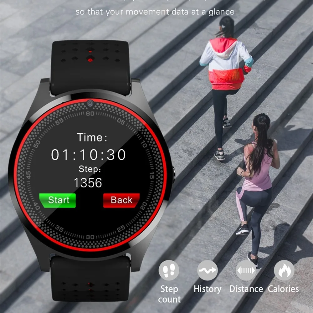 COXRY Смарт спортивные часы для мужчин SIM карты телефон камера Bluetooth шагомер сердечного ритма Smartwatch наручные часы для мужчин s музыка часы для женщин