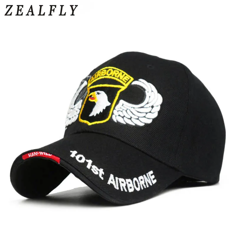 airborne baseball caps