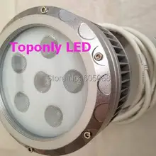 IP65 Водонепроницаемый ЭДИСОН LED RGB Мини проектор 18 Вт, dc24v прожекторы, серебряный корпус, жизнь> 000hrs, CE& ROHS, 6 шт./лот