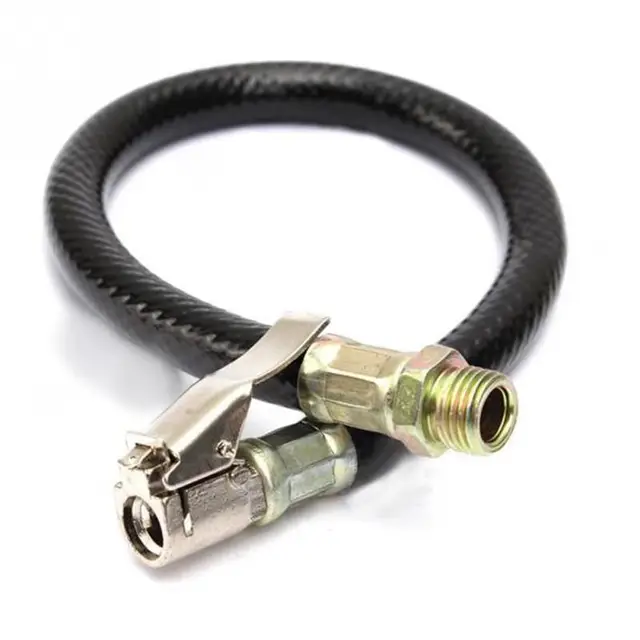 Brand New Air Tyre Tire Chuck Inflator Hose Flexible for Motorcycle Bike Car high quality