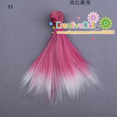 15 см Прямые волосы DIY Волосы/парики для BJD для monster high для кукол Барби