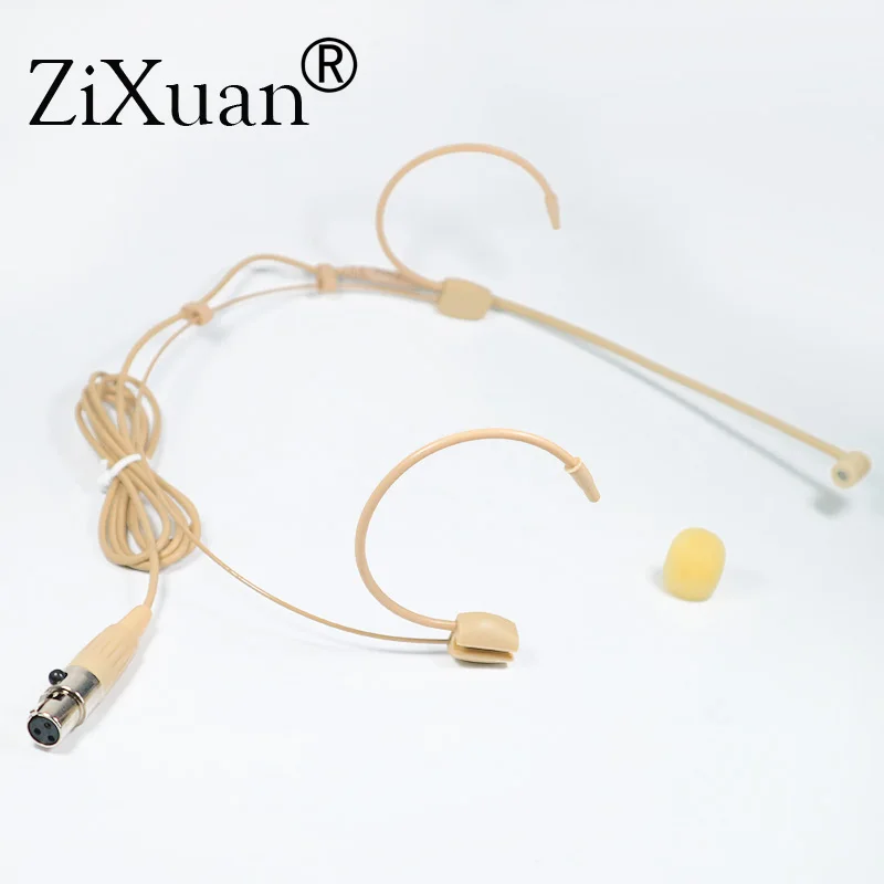 Pro Skin все XLR 3PIN TA3F двойной ушной крючок Mic головной убор гарнитура микрофон для AKG