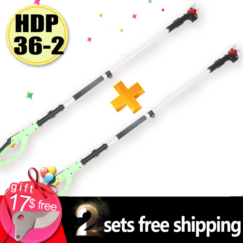Electric tree electric scissors electric pruner pole pruner for orchard and garden forged blade