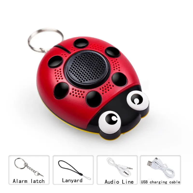 pink Personal Alarms for Women Girl Portable Alarm Keychain Saftey Alert with Lanyard 130db SOS Emergency Self Defense for Women Elderly Kids Night Workers