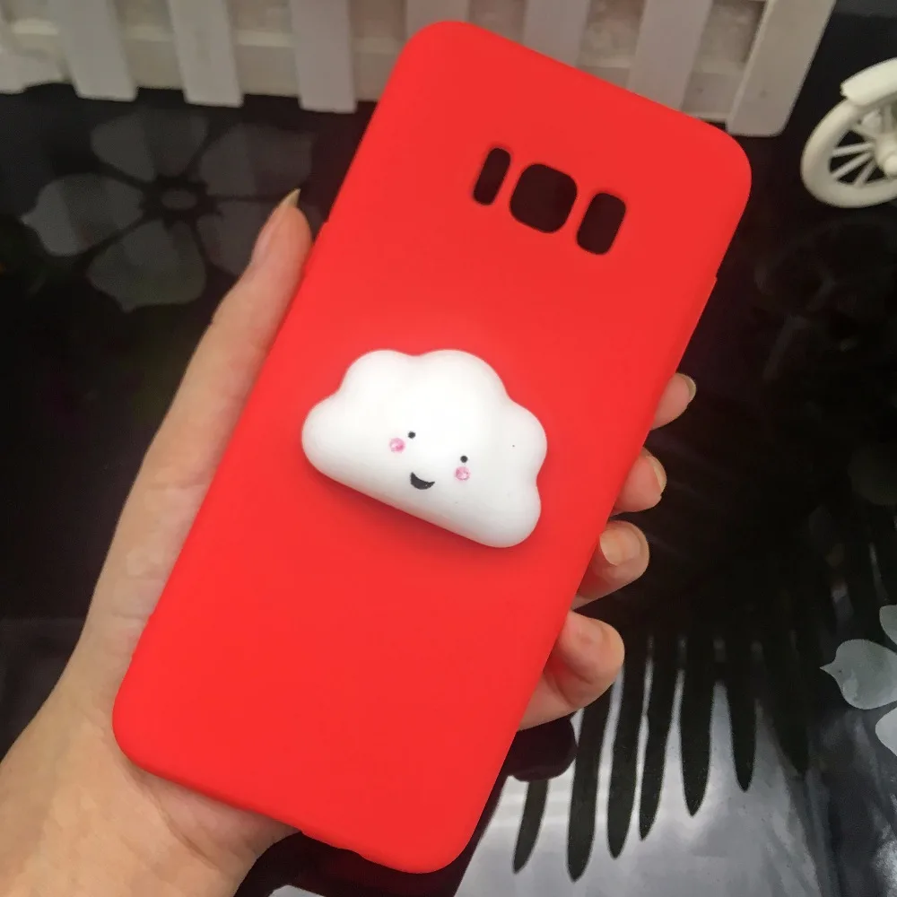 3d Squishy Cat Silicon TPU Soft Cases For Samsung Galaxy S8 S9 plus S7 S6 J3 J5 J7 2017 j510 J710 j310 A6 Candy Back phone Cover (11)