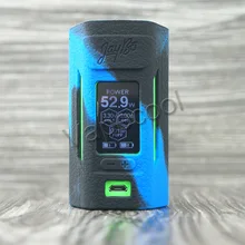 2 шт. чехол для Wismec Reuleaux RX2 20700 200 Вт vape мод силиконовый резиновый чехол кожная основа наклейка рукав vape ручка гелевая оболочка