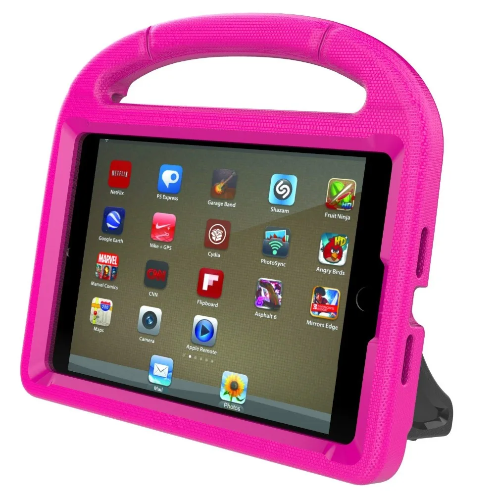 

Silicone Case for iPad mini Kids protective Soft Cover for iPad Mini 1 2 3 4 with Shockproof Stand and holder for ipad 9.7 Case