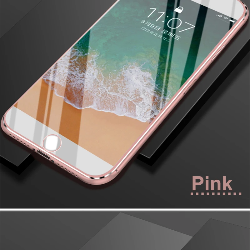 Защитная пленка AOXIN 6D на весь экран для iPhone 11 Pro X XS Max XR 5 5S 5C SE 6 6s 7 8 Plus, закаленное стекло для iPhone 6 X s