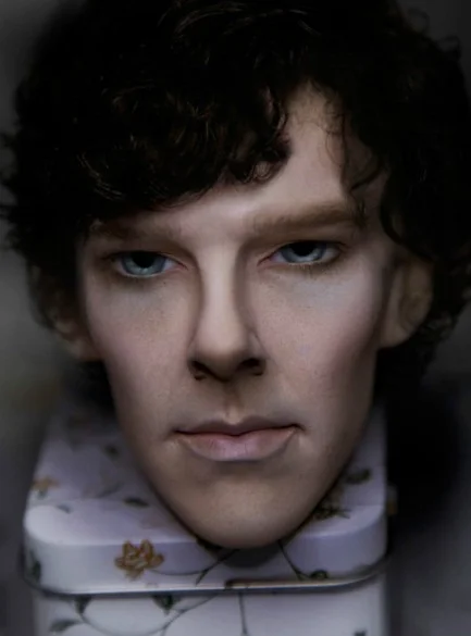 1/3 Головы Куклы bjd BBC SHERLOCK Holme bene3 кт кумпартия Изготовленные На Заказ