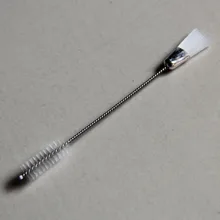 50 шт./лот) FDA высокое качество Пластиковые Двухсторонние Кондитерские Насадки Щетка Для Чистки