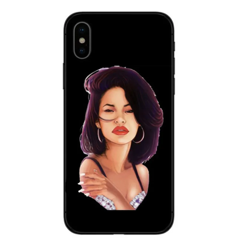 Топ латинский художник '90s Selena quintanilla Cliente Alta Qualidade чехол для телефона для iPhone 5 8 7 6 Plus 5 XR X XS MAX Coque - Цвет: TPU