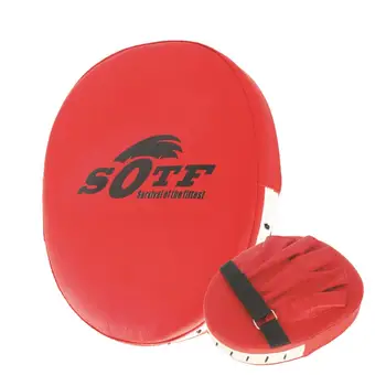 

SOTF Red Fighting Fight Sport Fitness PU Hand Target boxing gloves mma Tiger Muay Thai boxing gloves men box pads boxers sanda