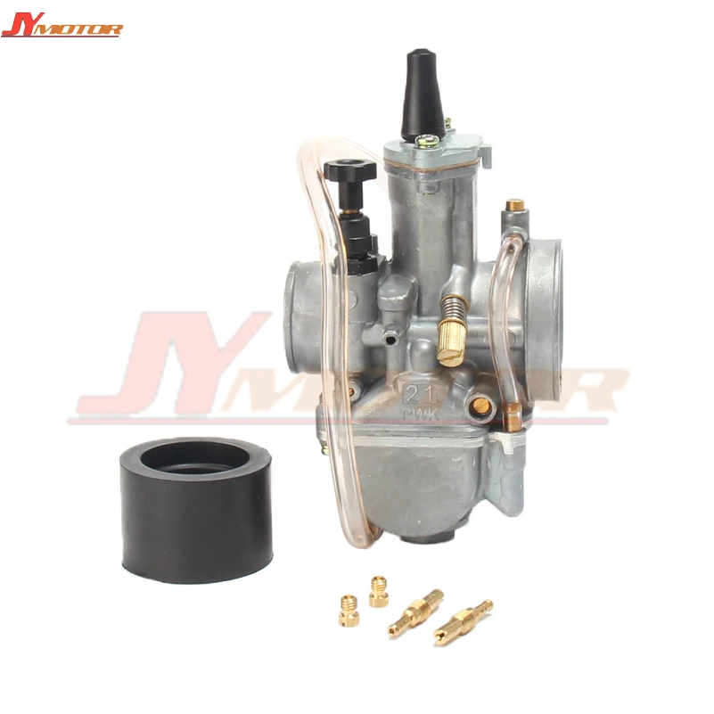 2T 4T Universal OKO21 21mm Motorcycle Carburetor Carburador With Power Jet | Автомобили и мотоциклы