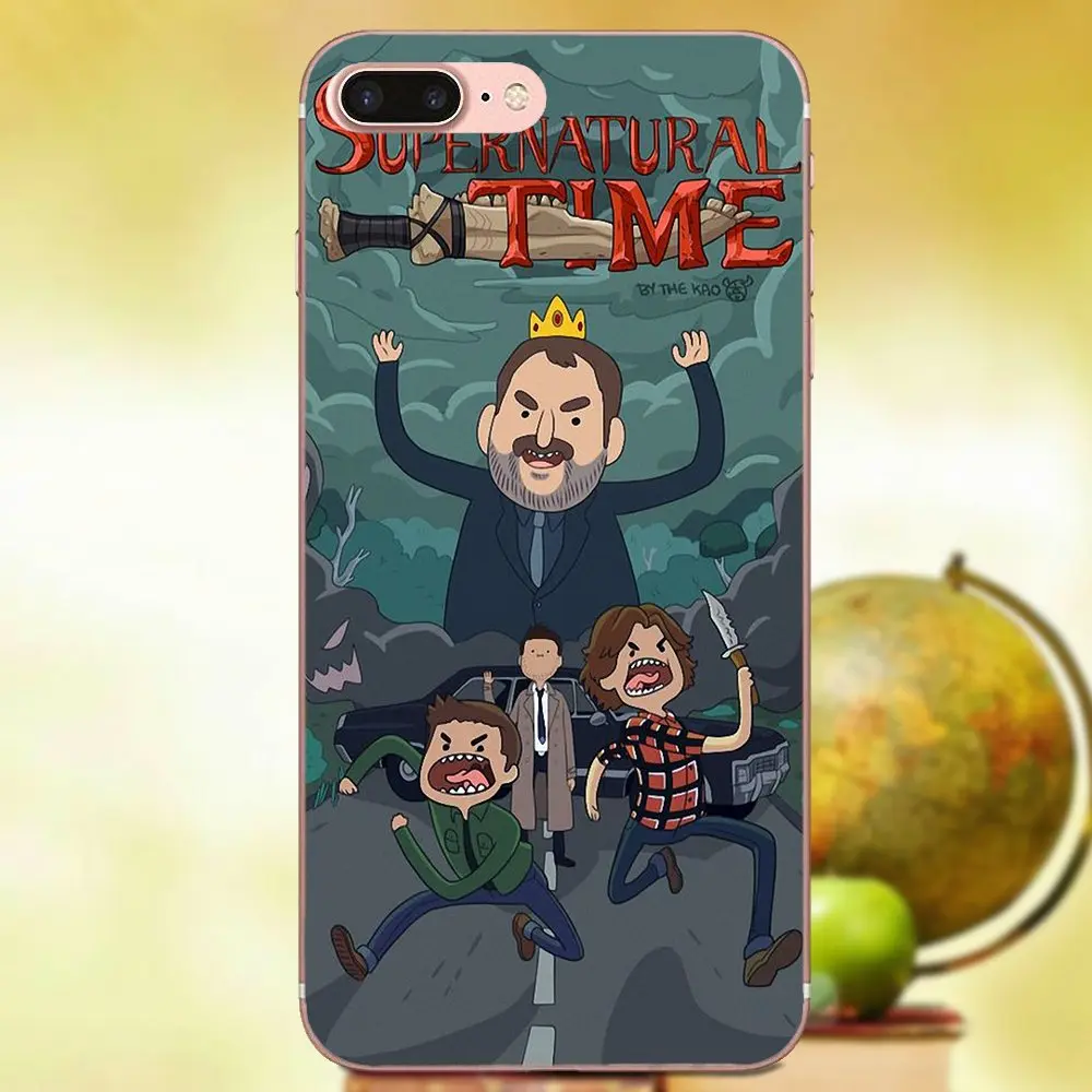 Чехол для телефона Minions Supernatural Apple iPhone 4 4S 5 5C 5S SE 6 6S 7 8 Plus X XS Max XR|Чехлы-накладки| |