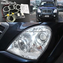 HochiTech отличный CCFL ангельские глазки комплект Ультра яркое освещение фар для Ssangyong Rexton 2006 до 2011