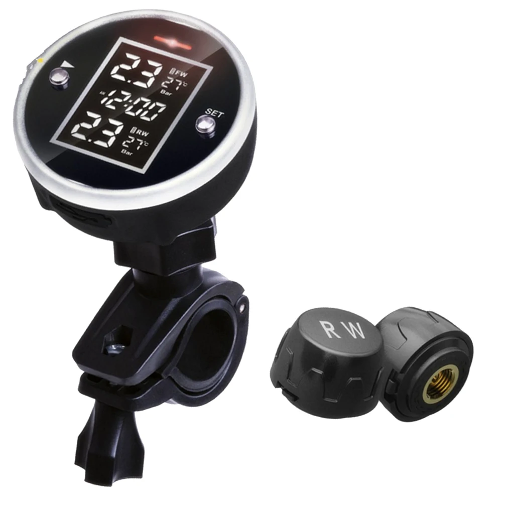 

1 Set Waterproof General Wireless TPMS Motorcycle Tire Pressure Monitoring System For Universal Two-wheeled Motorcycle Motorb