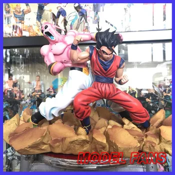 

MODEL FANS instock copy version VKH Dragon Ball Z 33cm Son Gohan VS evil Majin Buu gk resin toy for Collection