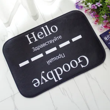 

Honlaker Home Door Mat Decoration Flannel Thick Absorbent Non-slip Floor Mat Entrance Doormat Bath Rug Bedroom Mat