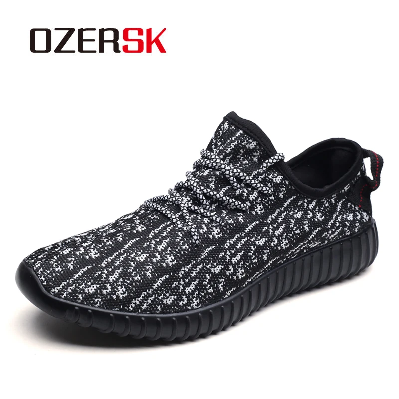 

OZERSK Male Fashion Casual Shoes Comfortable Men Shoes Chaussures Pour Hommes Breathable High Quality Sneakers Plus Size 35-48