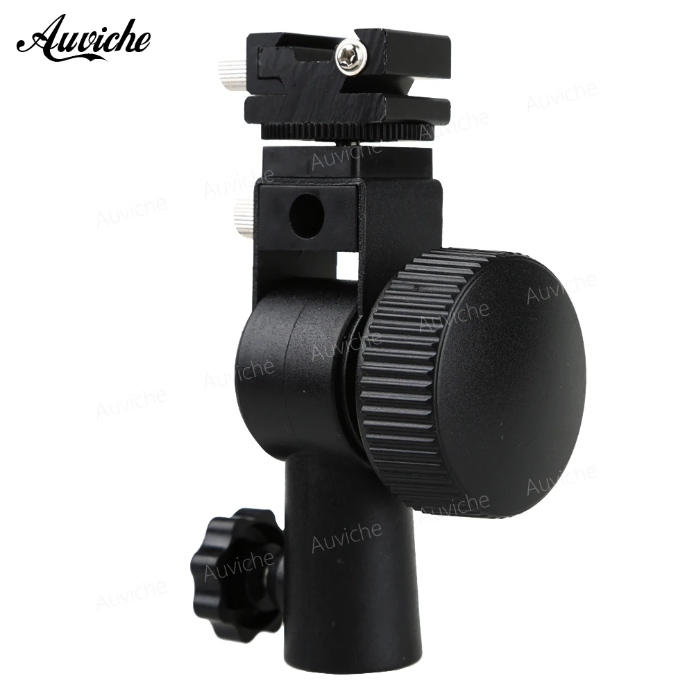 Godox D Type Flash Speedlite Bracket Hot Shoe Mount for Flash Speedlite 1/4" Screw tripod &Light