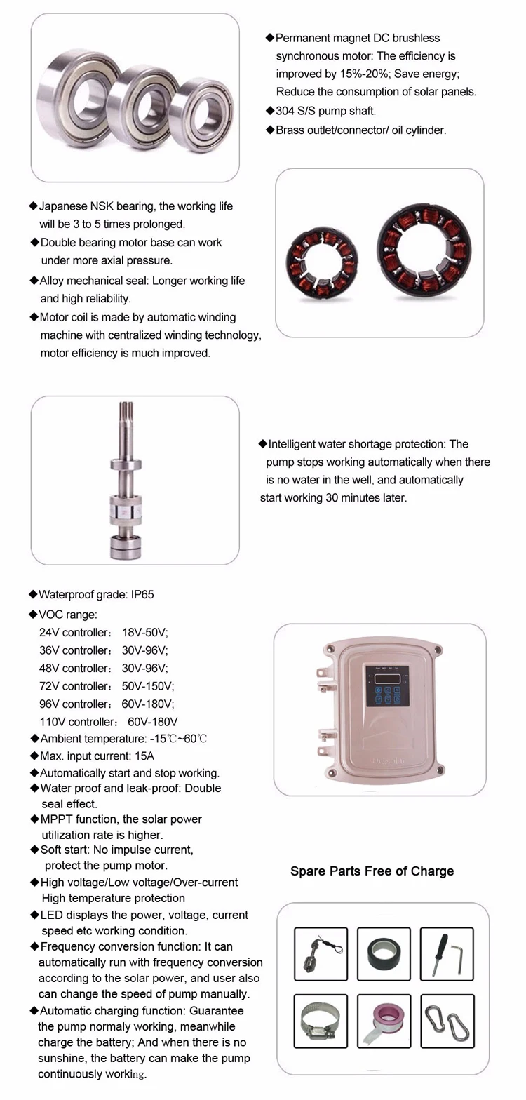 solar submersible pump kit