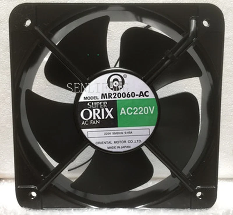 

Free shipping MR20060-AC AC 220V 50/50Hz 2-Wire 200x200x60mm Server Square fan