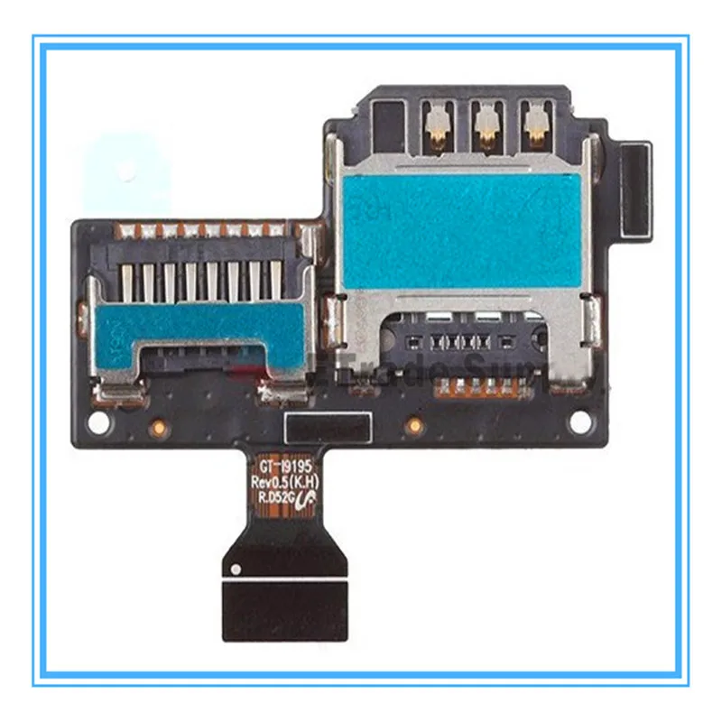 1 шт. сменный держатель для Sim карты Samsung Galaxy S4 mini i9190 i9152 i9195|flex cable|sim card slotsim holder |