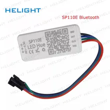 Sp110e bluetooth pixel controlador de luz ws2811 ws2812b ws2812 dimmer sk6812 rgb rgbw apa102 ws2801 pixels led tira ios android