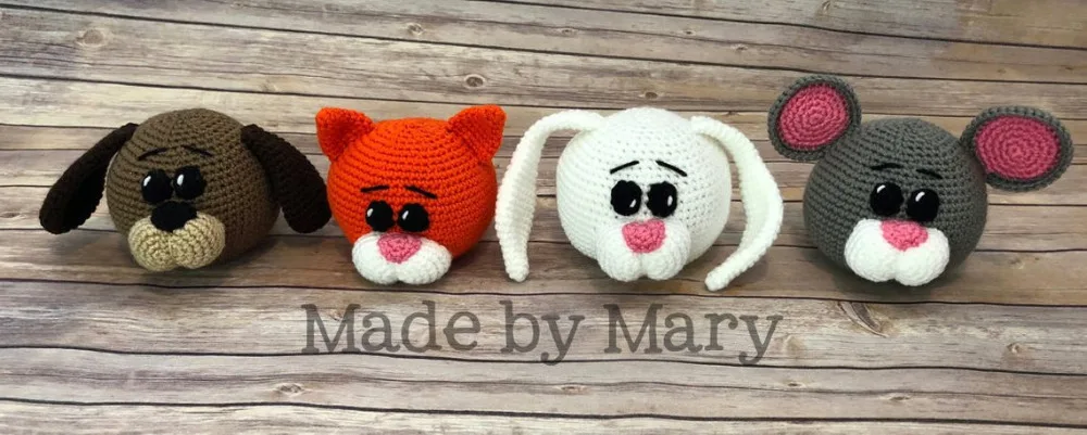 Вязаные игрушки amigurumi погремушка номер животного w482