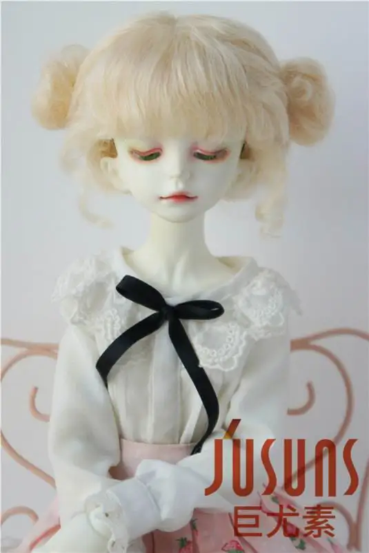 JD406 MSD мохер кукла парик 1/4 прекрасный два пони bjd куклы парик 7-8 дюймов кукла аксессуары