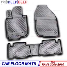 Автомобильные коврики для Toyota Rav4 2006-2010, автомобильные коврики, автомобильные коврики, водонепроницаемые, пылезащитные, Нескользящие, для стайлинга автомобиля, украшение интерьера