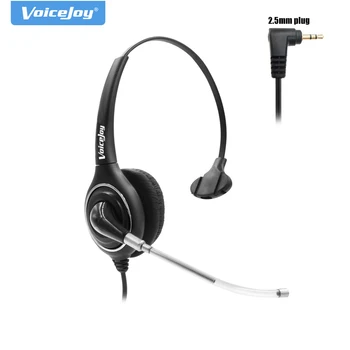 

2.5mm Call Center Headset with Microphone Headphone for Polycom IP320 IP321 IP330 SoundPoint Pro SE-220 Zultys Technologies