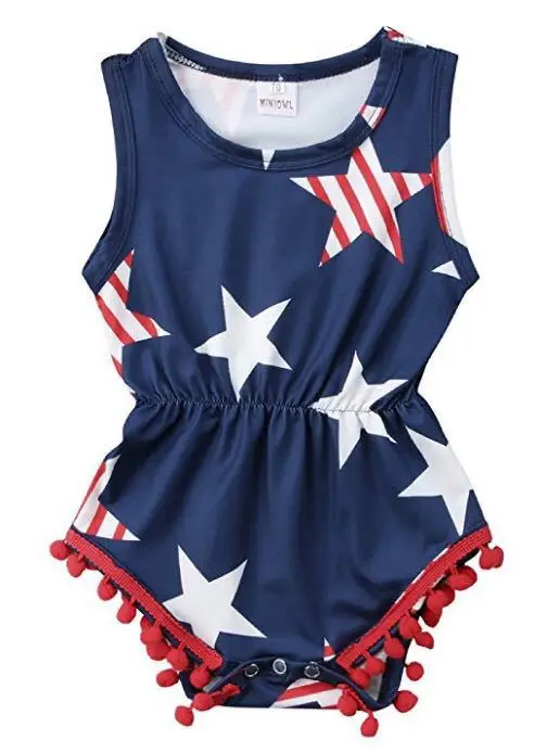 

New Fashion Baby boys girls Romper with Pom Pom Newborn Body suits One-piece