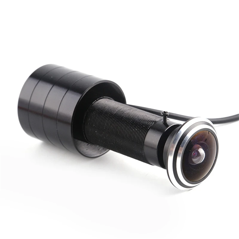 

Mini CCTV Camera Wide Angle Door Peeping Door Mirror Camera 2.1mm Lens Fisheye Lens Camera PAL Home Security