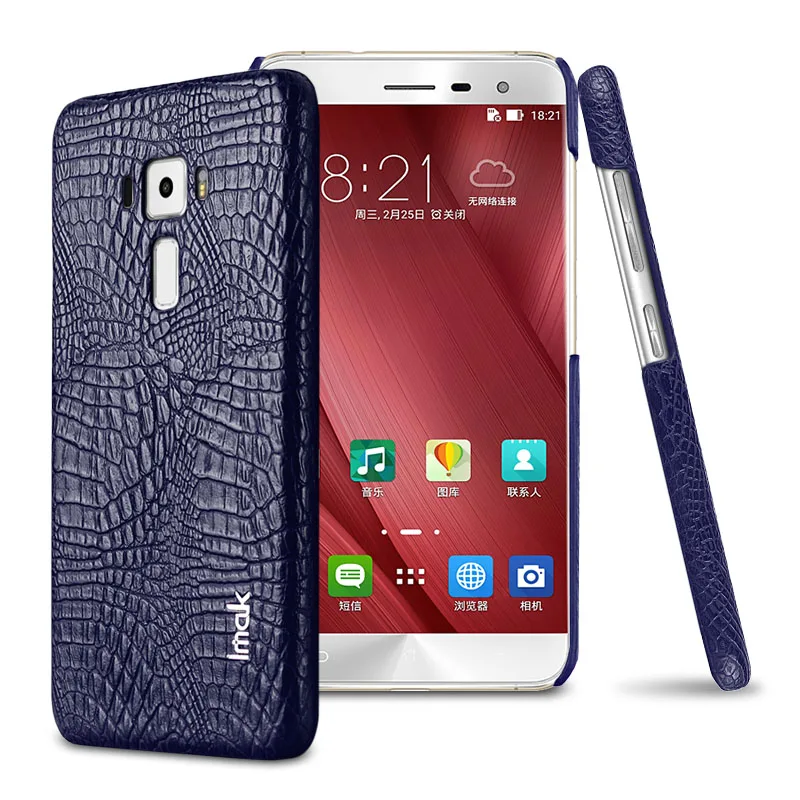 IMAK Роскошный чехол из искусственной кожи крокодила для Asus Zenfone3 Zenfone 3 ZE552KL 5 дюймов