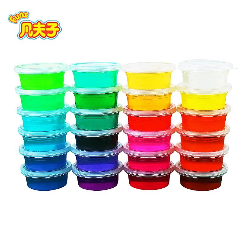 50g/box Colorful Crystal Mud PlayDoh Children Educational Handgum Intelligent Plasticine Magic Playdough Crystal Clay Toy 50g/box Colorful Crystal Mud PlayDoh Children Educational Handgum Intelligent Plasticine Magic Playdough Crystal Clay Toy