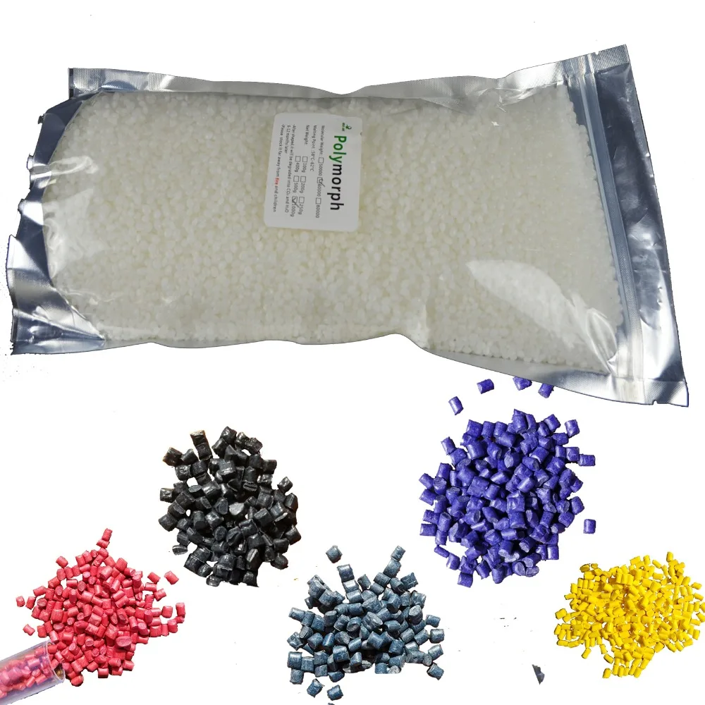 

1250g PCL and 25 color pigment Shape Shifter Thing Thermoplastic Mouldable Plastics PolyMorph Instamorph for mould