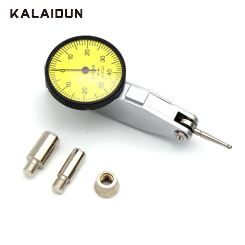 

KALAIDUN Dial Test Indicator 0-0.8mm Leverage Watch Waterproof Shockproof Ear Lever Table Precision Metric With Dovetail Rails
