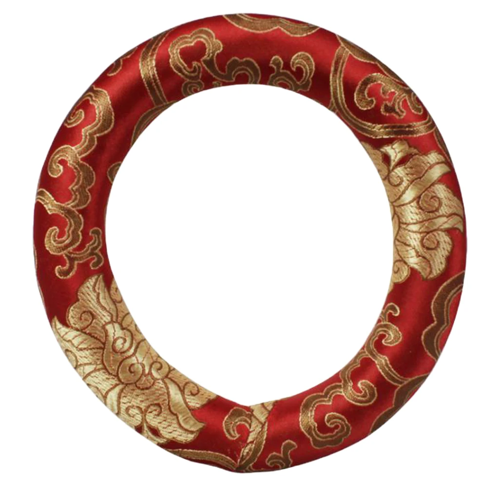 2 Pieces Buddhism Tibetan Singing Bowl Cushion 7 Inch for Playing Singing Bowl Bells & Chimes