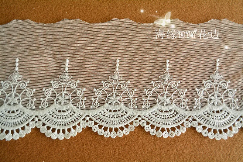 5 ярдов/партия сетчатая кружевная ткань ширина 12 см|trim lace fabric|lace fabricdiy clothing accessories |