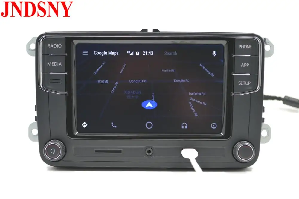 JNDSNY Android Авто CarPlay R340G RCD330 Noname RCD330G Plus Автомагнитола для VW Golf 5 6 Jetta CC Tiguan Passat Polo 6RD 035 187B