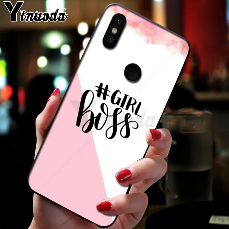 Аксессуары для телефона Yinuoda Boss Girl Lady чехол xiaomi redmi 7 5plus 6pro 6a 4x go note5 note7 note6pro mi8se 9se