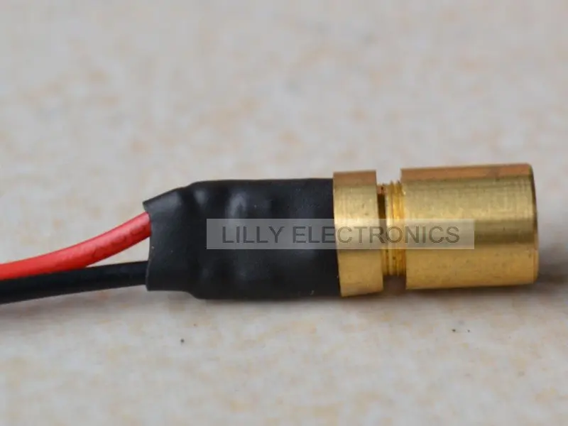 

3V DC 780nm 3mW Infrared IR Laser Lazer Dot Diode Module Focusable 6.0*10mm