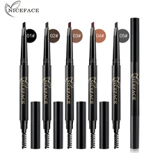 5 цветов бровей татуировки карандаш для бровей инструменты тонкий эскиз жидкая подводка для бровей карандаш для бровей Косметика JLRS2018